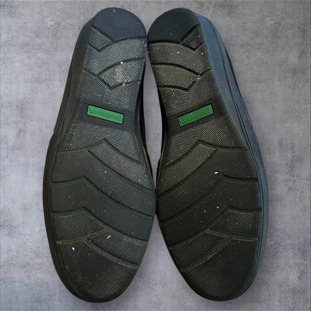 Grasshoppers‎ Shoes Womens 9 M Indie Wedge Slip On Black Fabric Casual